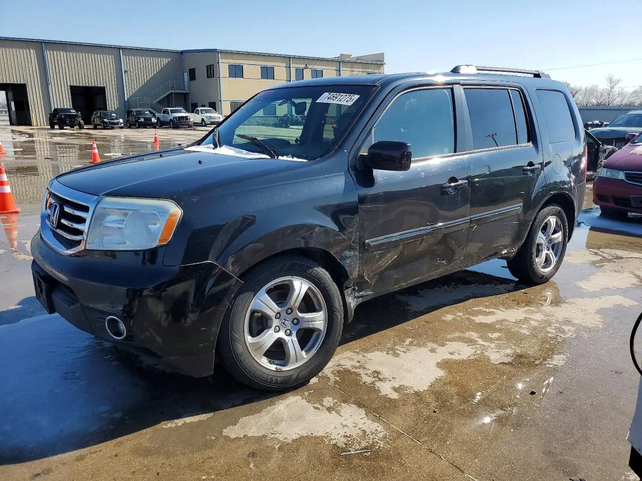 HONDA PILOT 2012. Lot# 74691275. VIN 5FNYF4H50CB007724. Photo 1